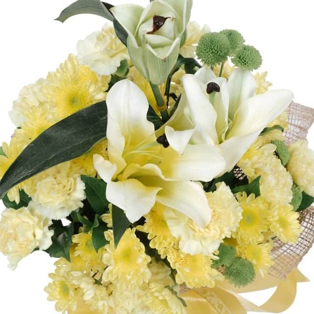 Yellow Flower Basket - Gift Go Now