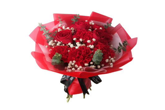 Ruby Romance Bouquet — Send to Philippines | GiftGoNow