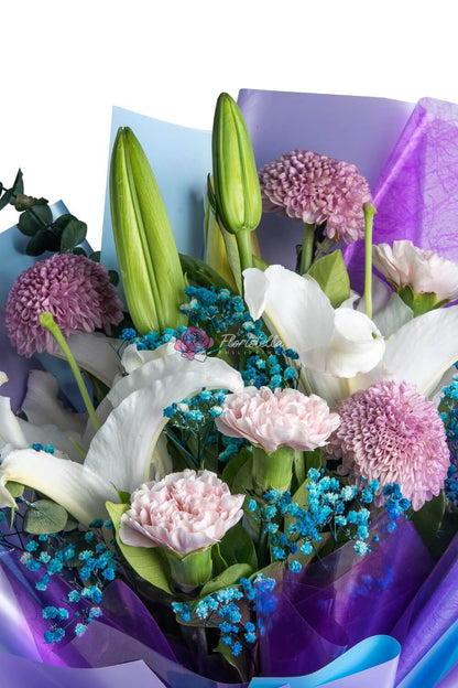 Aurora flower arrangement for delivery to loved ones in the Philippines.