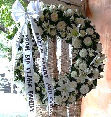 Infinity Condolence Flowers - Gift Go Now