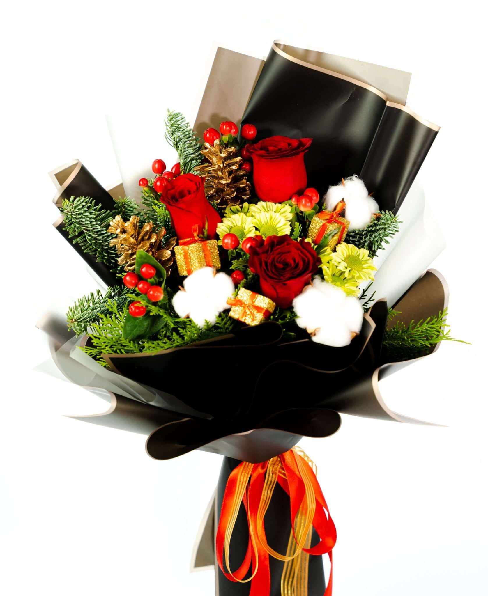 Jolly Holly Harmony Bouquet - Gift Go Now