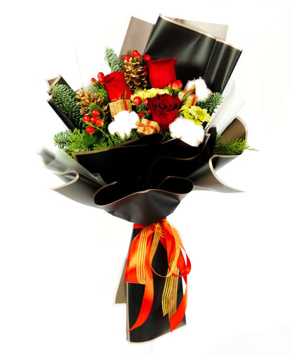 Jolly Holly Harmony Bouquet — Send to Philippines | GiftGoNow