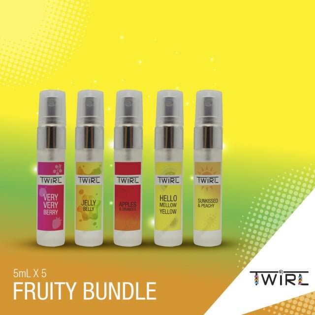 Twirl Perfume 5ml Set Of 5 - Assorted Scents - Gift Go Now