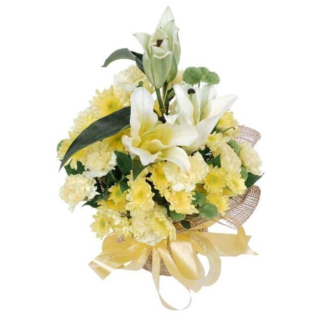 Yellow Flower Basket - Gift Go Now